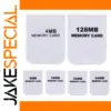 Nintendo GameCube & Wii Memory Card Set 8MB-128MB