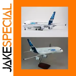 Airbus A380 Scale Model 45cm with Base and Landing Gear