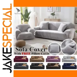 Velvet Sofa Cover for 1-4 Seats