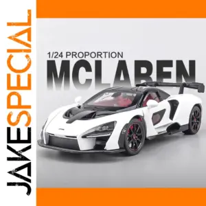 White McLaren Senna 1:24 Diecast Model