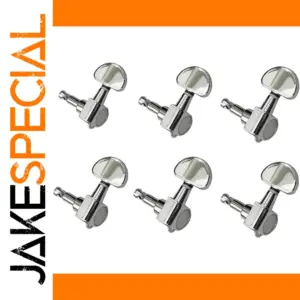 Six-Piece Guitar Tuning Peg Set with 15:1 Ratio