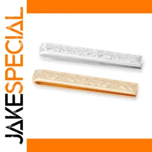 Retro Textured Metal Tie Clip for Men Women