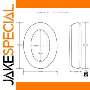 ATH M50X Memory Foam Ear Pads Replacement