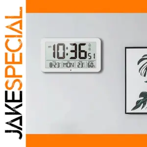Modern 8.5-Inch Digital Wall Clock