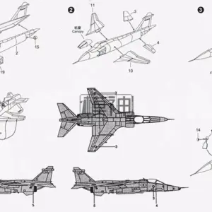 British-French Jaguar Fighter Model 1:144 Scale 9 6434a95197bd49e5a30f704a upscaled