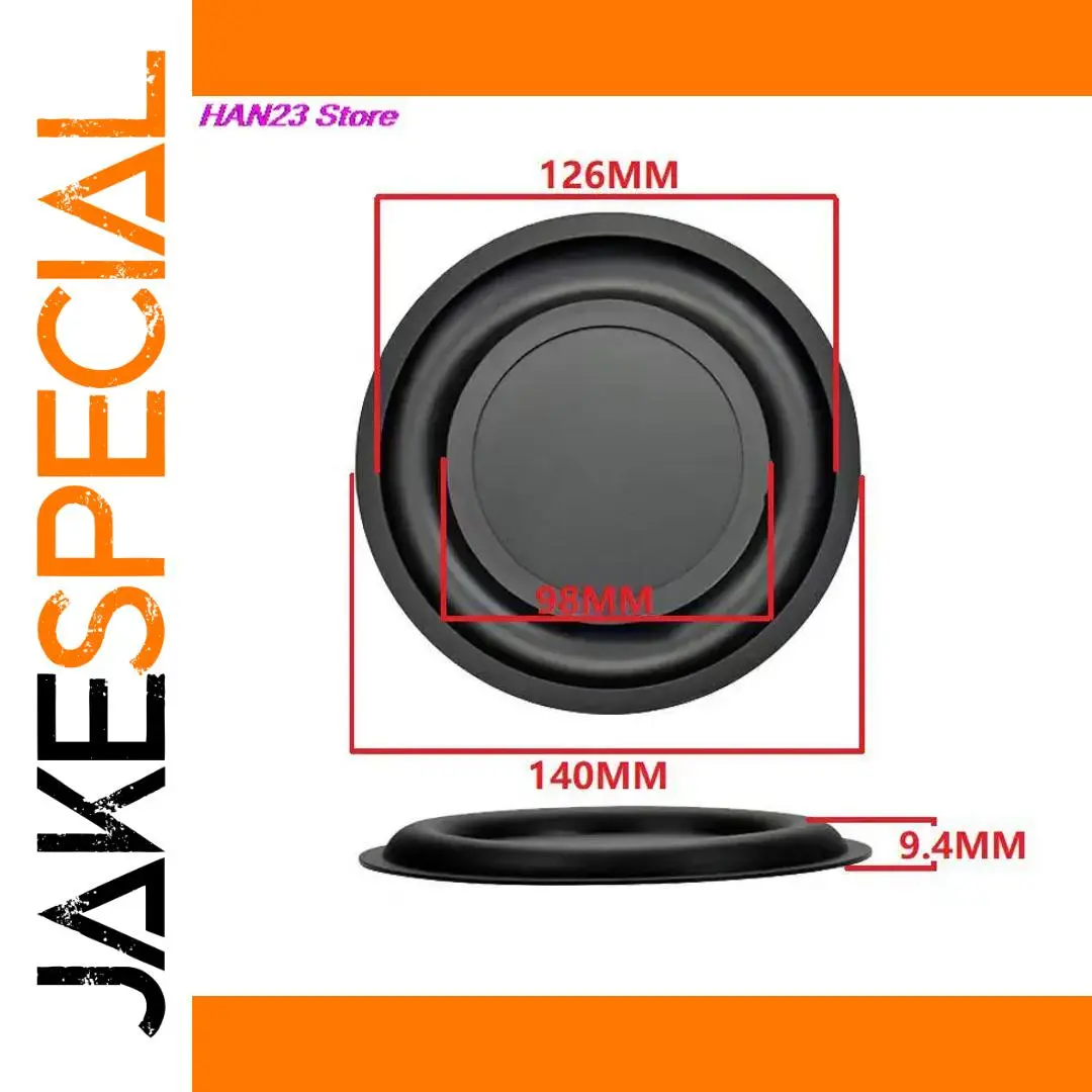 139mm Black Passive Radiator for Subwoofers 1 139mm Black Passive Radiator for Subwoofers