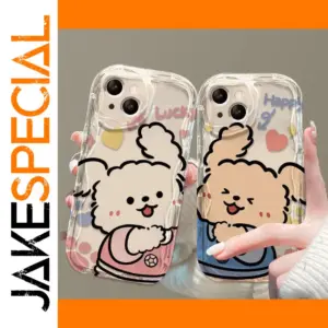 Cute Cartoon Bear iPhone Case for Lovers