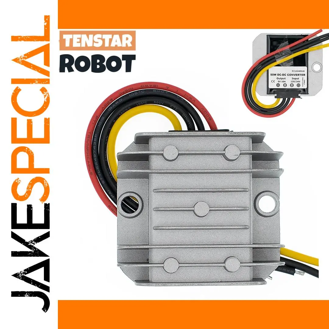 Waterproof 12V/24V DC-DC Buck Converter 5V 10A 1 Waterproof 12V/24V DC-DC Buck Converter 5V 10A