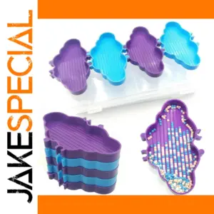 Cloud-Shaped Diamond Painting Tray Set