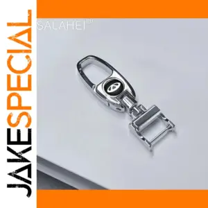 Stainless Steel Car Keychain Ring