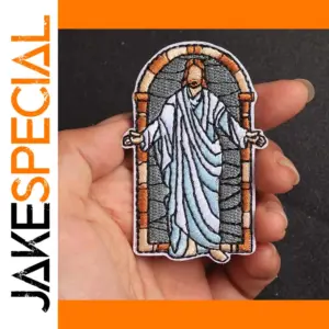 Set of 5 God Jesus Embroidered Patches