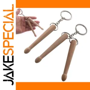 Handmade Maple Drumstick Keychain