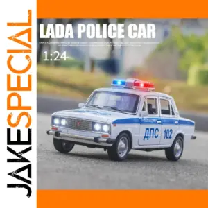 1:24 Scale Lada Police Car Diecast Replica