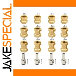 Brass Wheel Adapters for 1/10 RC Cars