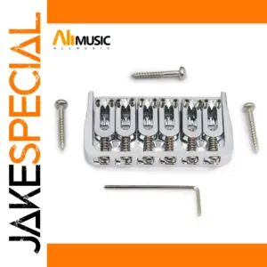 Durable Metal Electric Guitar Bridge 72.8x38mm
