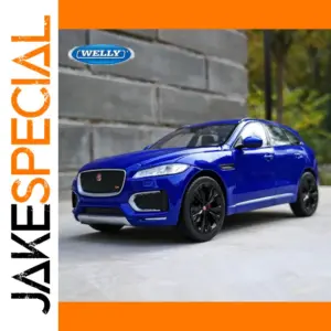Vibrant Blue 1:24 Jaguar F-Pace Diecast Model