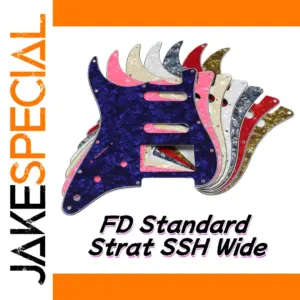 Left-Hand Fender Stratocaster Pickguard with Shielding