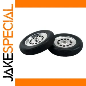 Large RC Aircraft 6-Inch Rubber Wheel Set