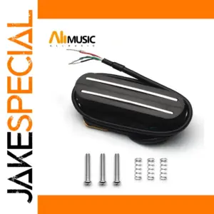 Black Dual Rail Bridge Pickup for TL Guitars