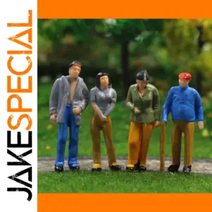 Colorful 50-Piece Miniature Model Figures for O Scale