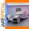 Vintage Silver 1:18 Diecast Car Model