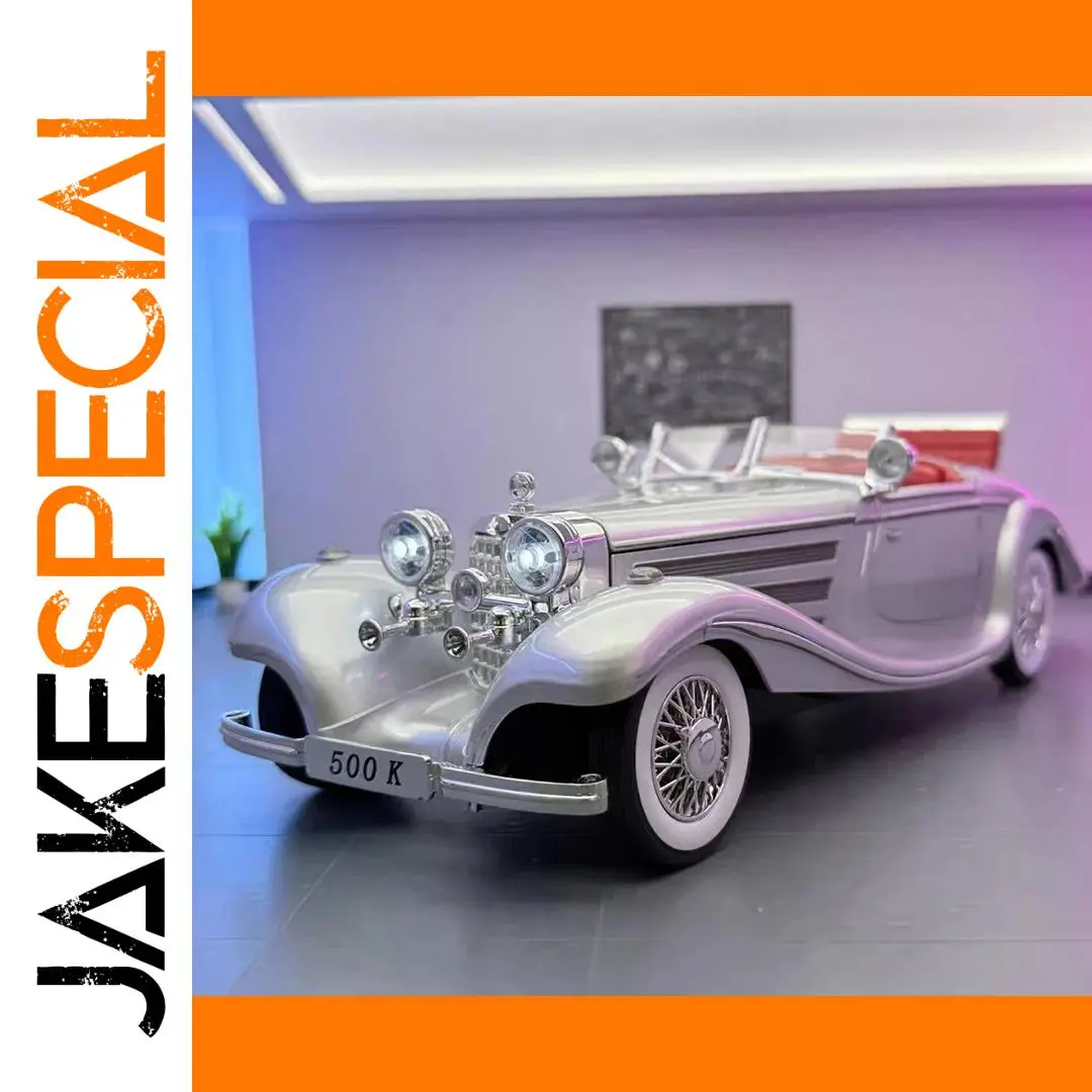 Vintage Silver 1:18 Diecast Car Model 1 Vintage Silver 1:18 Diecast Car Model