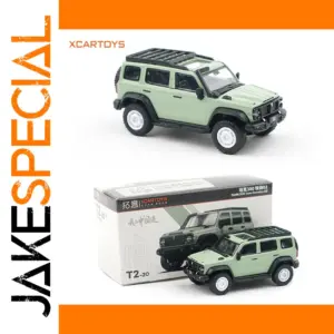 Vintage Green Land Cruiser 300 Diecast Model