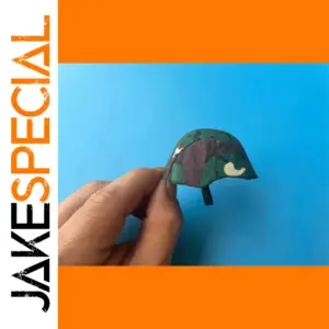 Jungle Camouflage Helmet for 12-Inch Action Figures