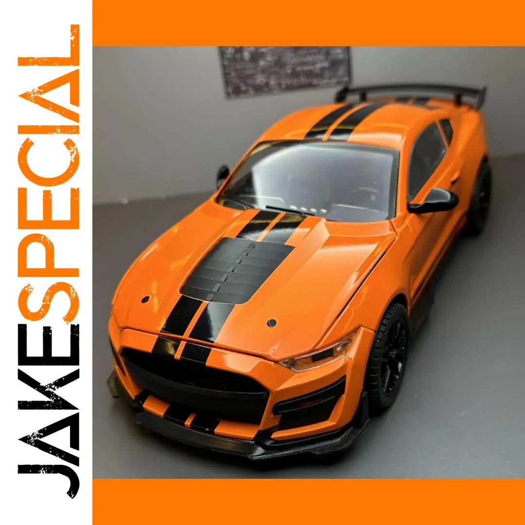Vibrant Orange 1:18 Ford Mustang GT500 Model 1 Vibrant Orange 1:18 Ford Mustang GT500 Model