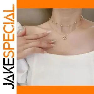 Vintage Water Drop Pendant Necklace with Diamonds