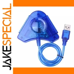Blue USB Adapter for PS2 Controllers