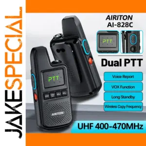 Airiton AI-828C Compact UHF Walkie Talkie Set