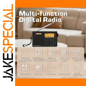 XHDATA R-108 Portable Radio with Wide Frequency Coverage