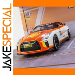 Vibrant Red Nissan GTR Die-Cast Model 1:32 Scale