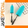 Bright Blue Microfiber Car Wash Brush Kit