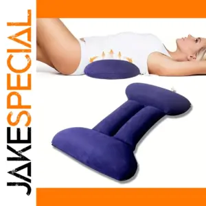 Dark Blue Lumbar Support Pillow for Rest