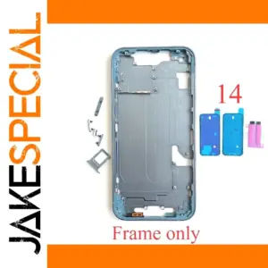 iPhone 14 Replacement Bezel in Metallic Silver