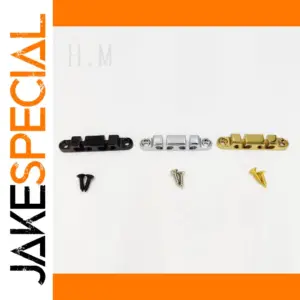 Electric Bass Head Retainer Buckle in Silver