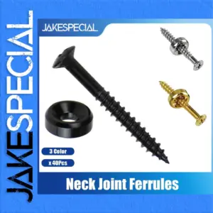 Guitar Neck Joint Ferrules & Screws Set