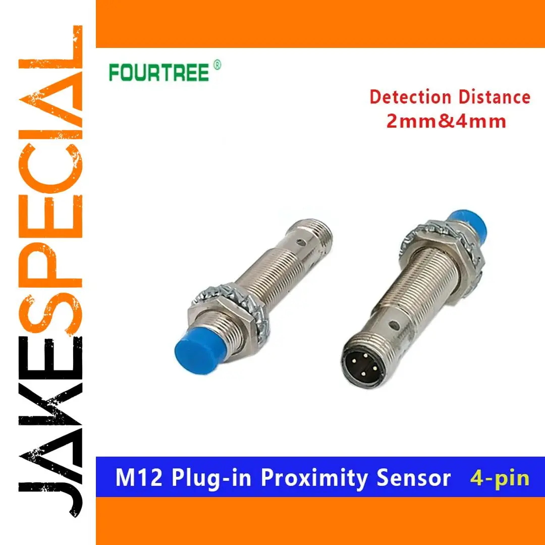 M12 Plug-in Proximity Sensor with 4-Pin Connector 1 M12 Plug-in Proximity Sensor with 4-Pin Connector