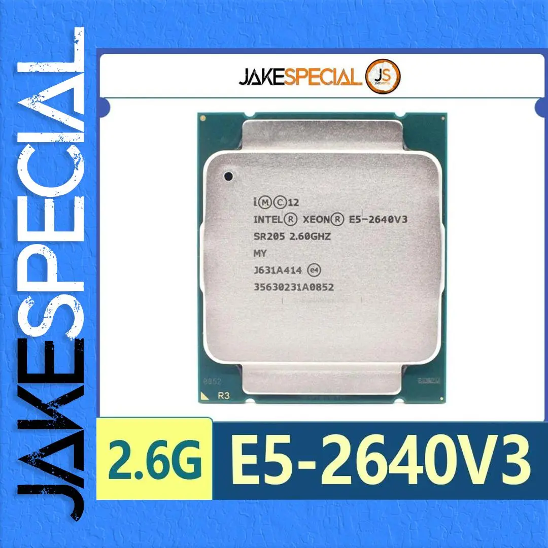 Intel Xeon E5-2640V3 Processor 2.6GHz 8-Core 1 Intel Xeon E5-2640V3 Processor 2.6GHz 8-Core