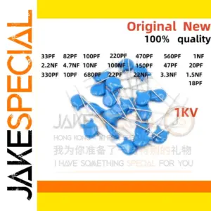 High-Voltage Ceramic Capacitors Set, 20 pcs