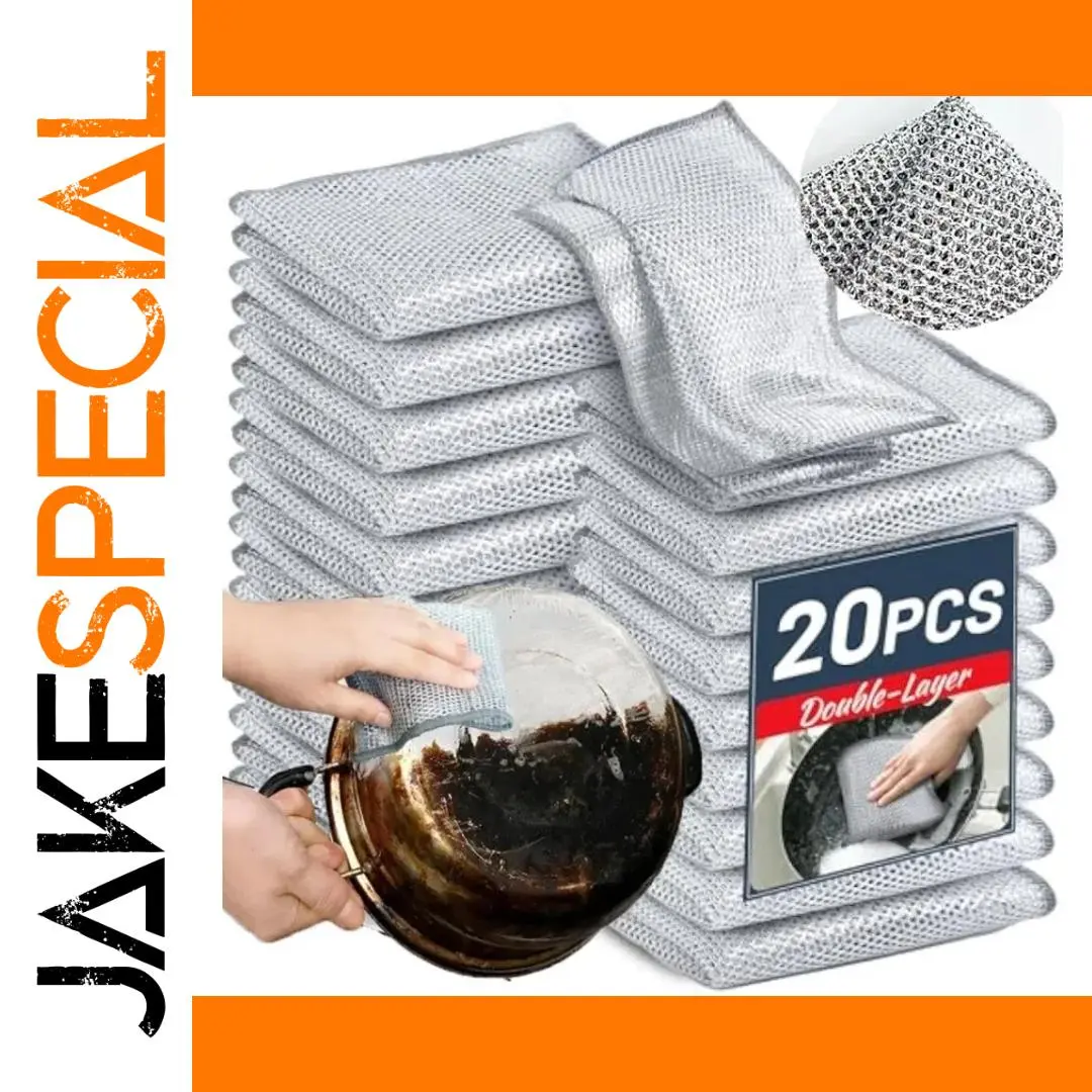 Durable Metal Cleaning Cloth 20x20cm Set 1 Durable Metal Cleaning Cloth 20x20cm Set