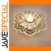 Modern LED Ceiling Light with Crystal Lampshade