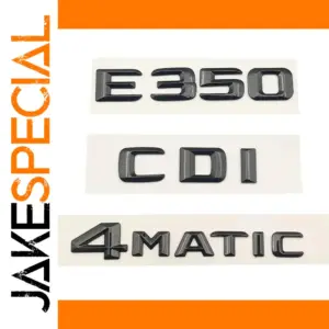 Mercedes-Benz E350 W213/W212 Emblem - Chrome & Black