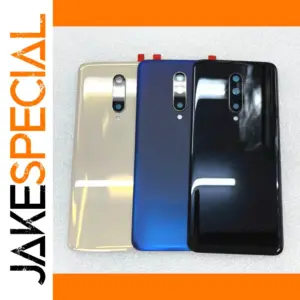 OnePlus 7 Pro Tempered Glass Back Cover in Black