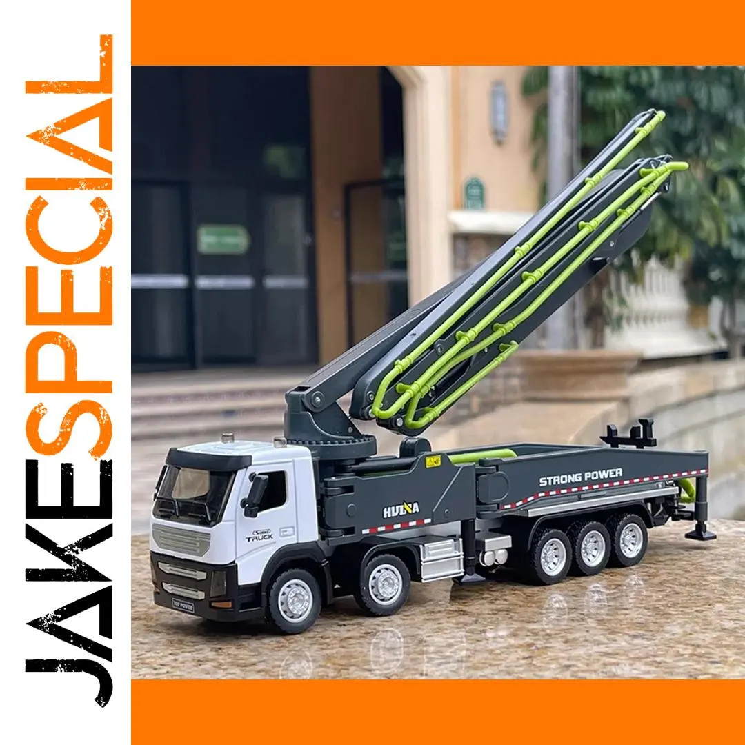 1:50 Scale Diecast Cement Pump Truck Model 1 1:50 Scale Diecast Cement Pump Truck Model
