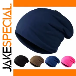 Navy Blue Unisex Knitted Beanie