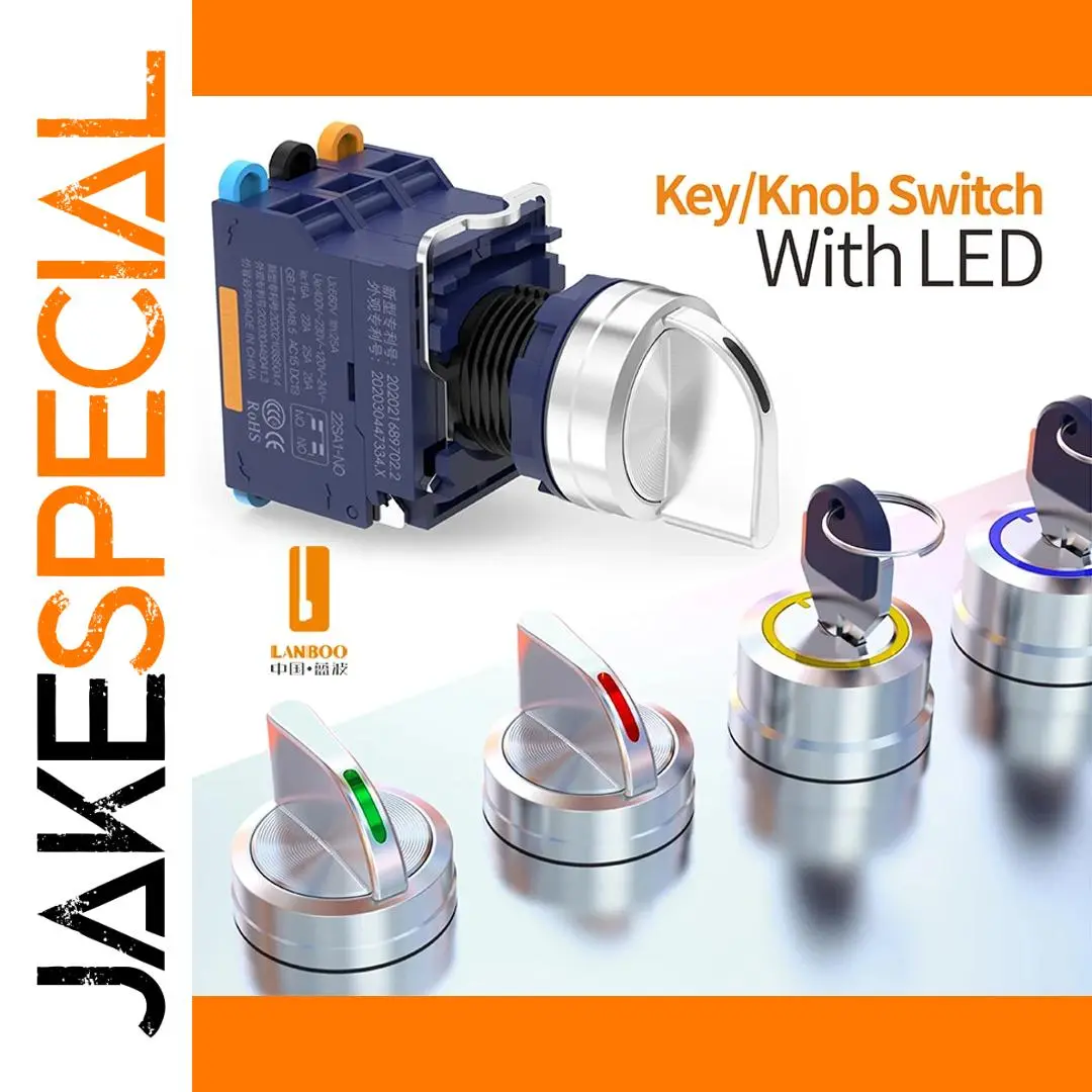 High-Power Illuminated Control Switch 22mm 1 High-Power Illuminated Control Switch 22mm