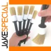Set of 3 Black Car Detailing Brushes